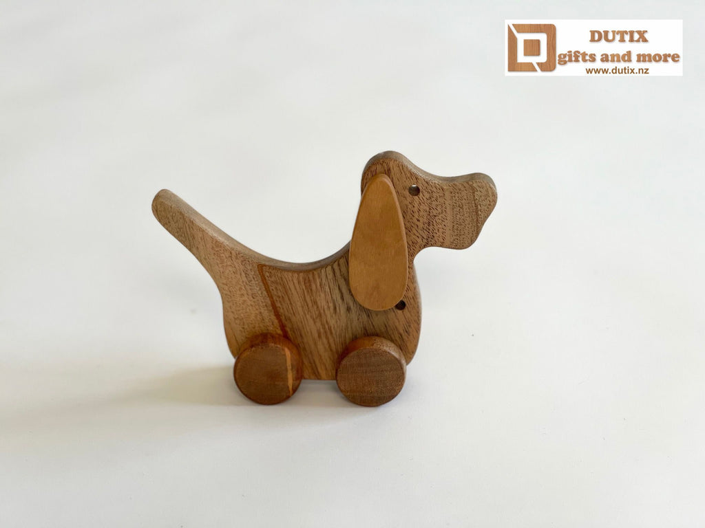 Wooden Pull Along Dog