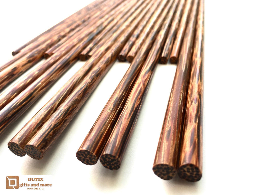 Coconut Wood Chopsticks - Set of 10 pairs