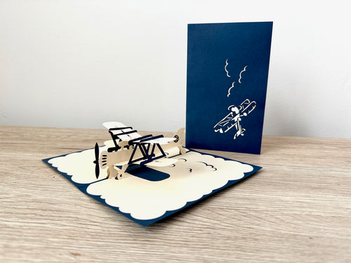 3D Pop Up Card Airplane