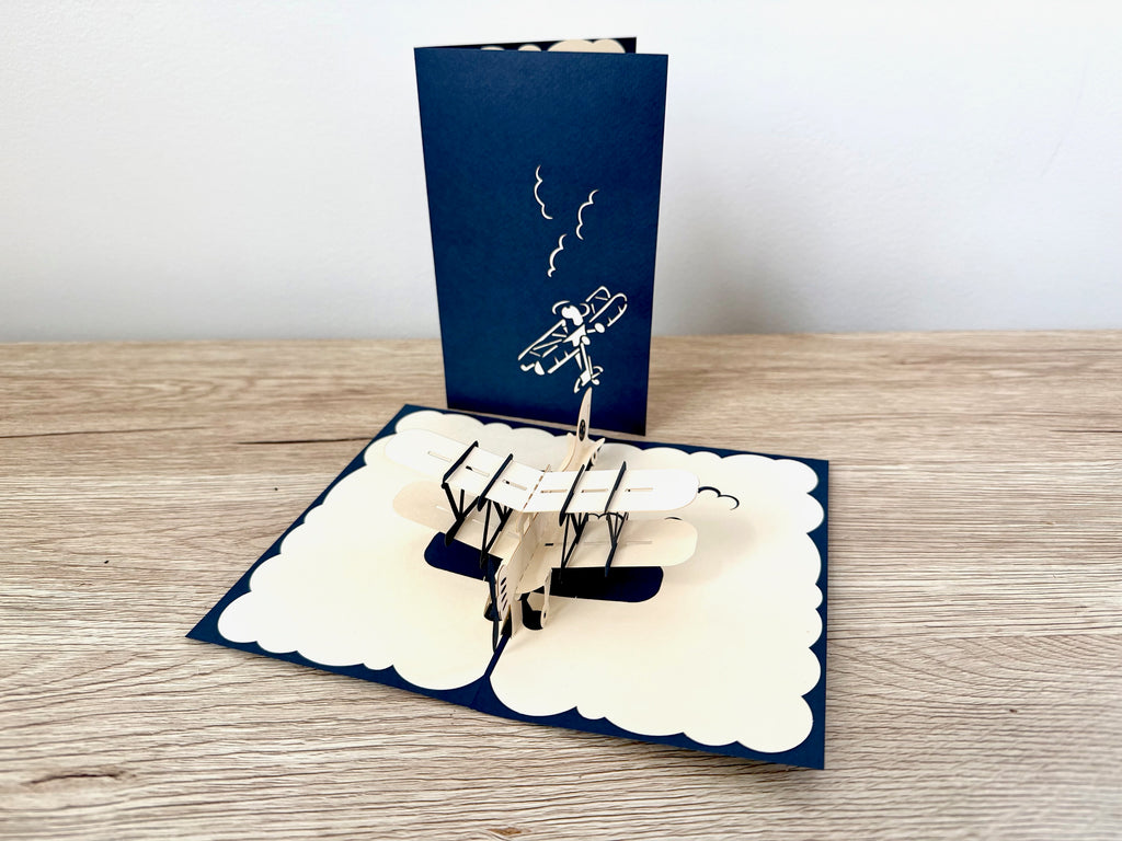 3D Pop Up Card Airplane