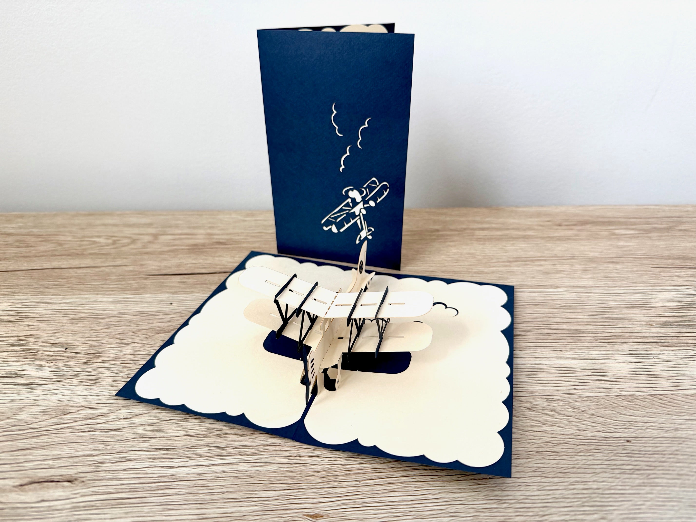 3D Pop Up Card Airplane