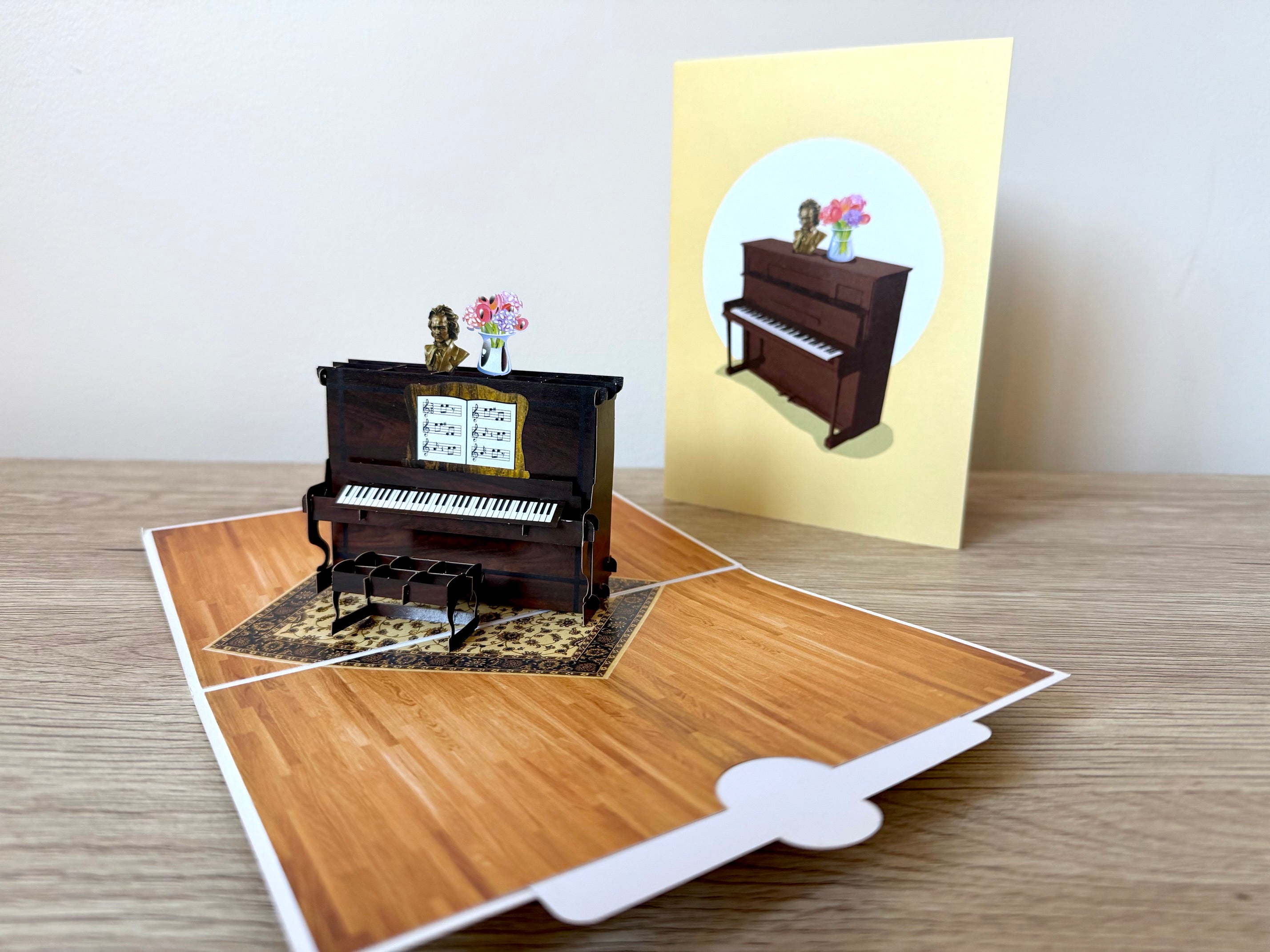 3D Pop Up Card Piano