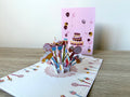 3D Pop Up Card Happy Birthday Pink