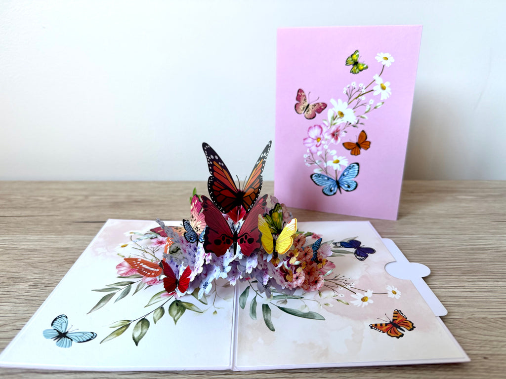 3D Pop Up Card Butterflies