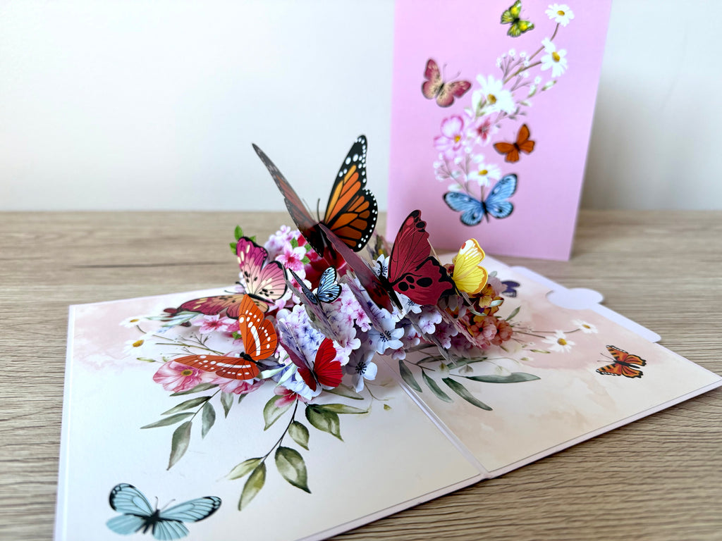 3D Pop Up Card Butterflies