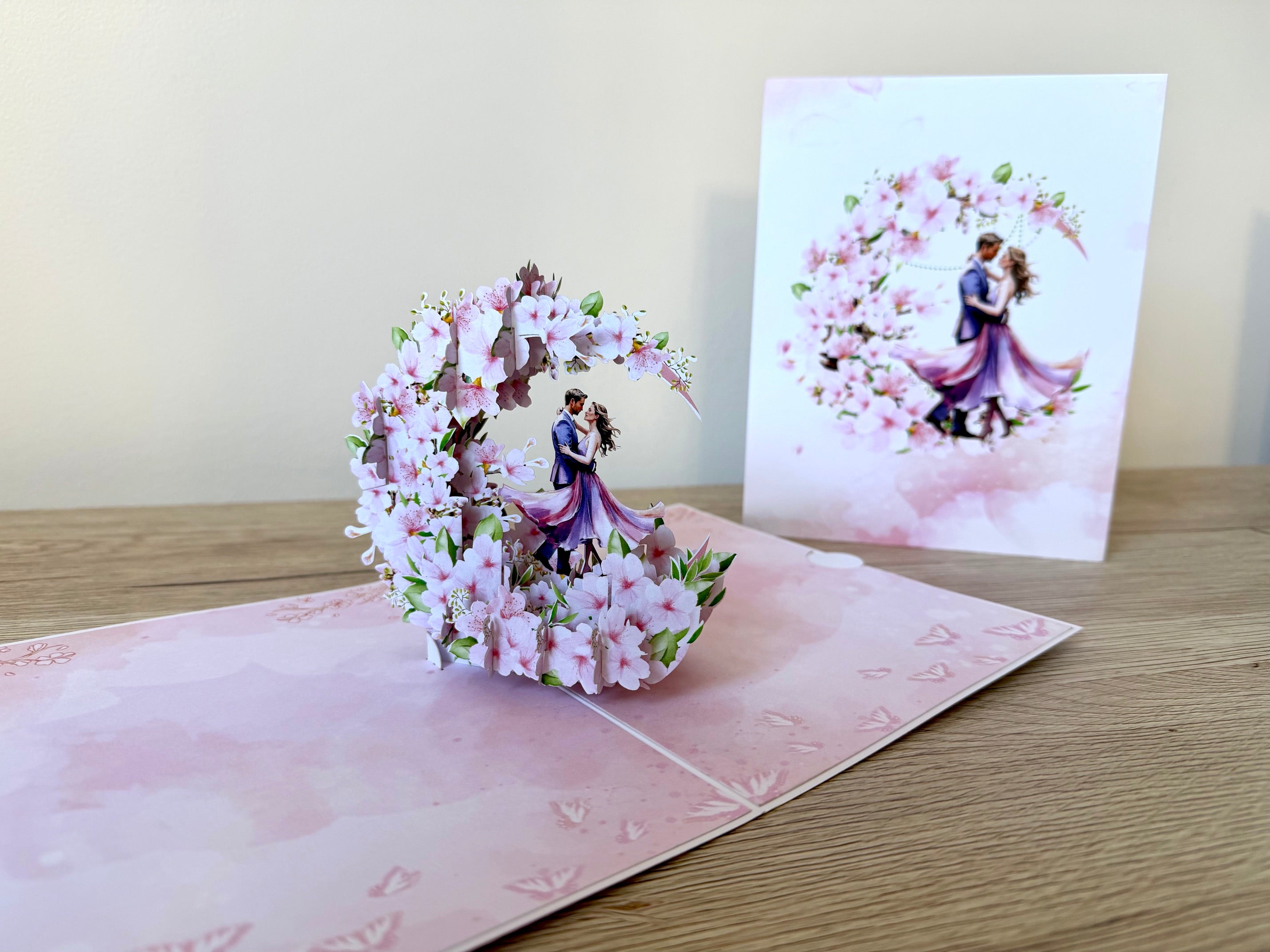3D Pop Up Card Wedding