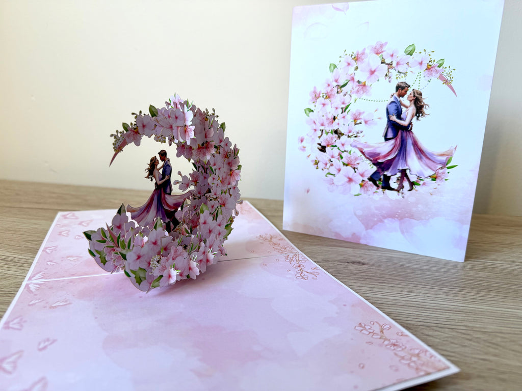 3D Pop Up Card Wedding