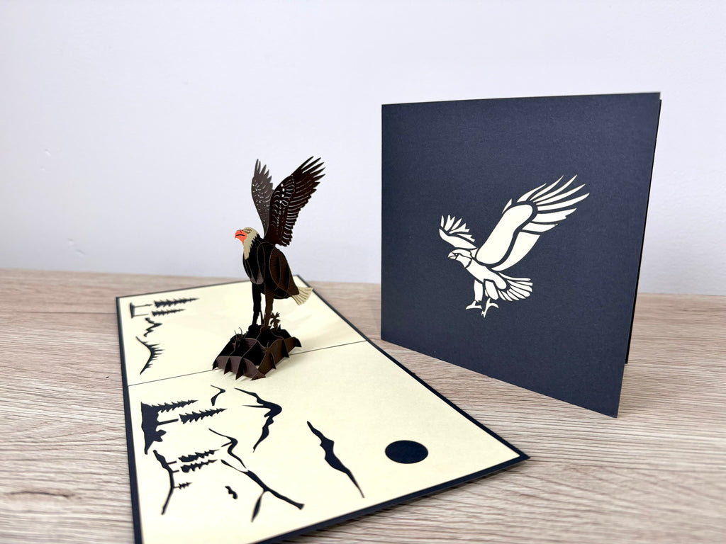3D Pop Up Card - Eagle