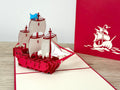 3D Pop Up Card - Sailing Ship