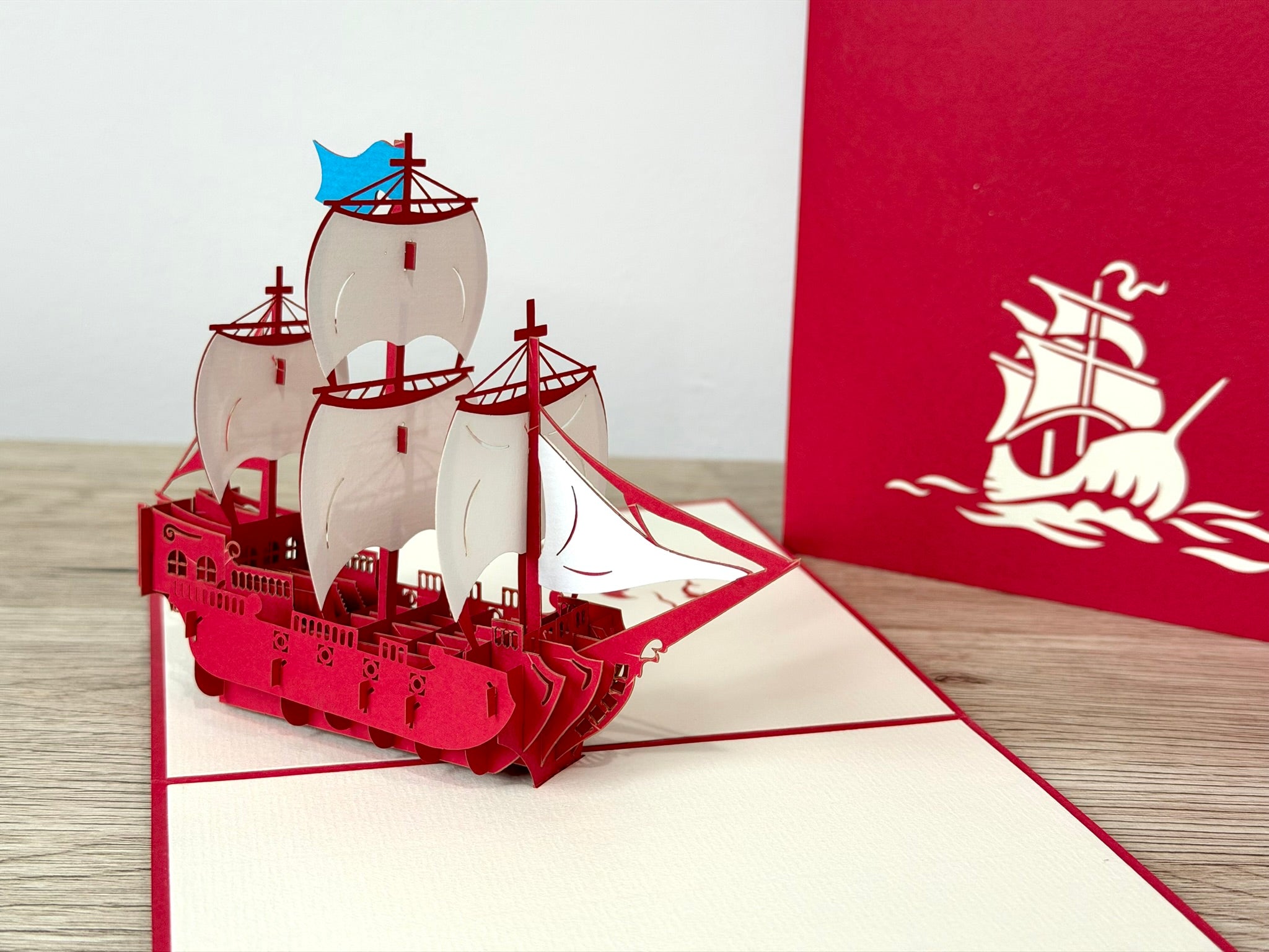 3D Pop Up Card - Sailing Ship