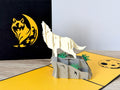 3D Pop Up Card - Wolf