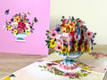 3D Pop Up Card - Flower Vase