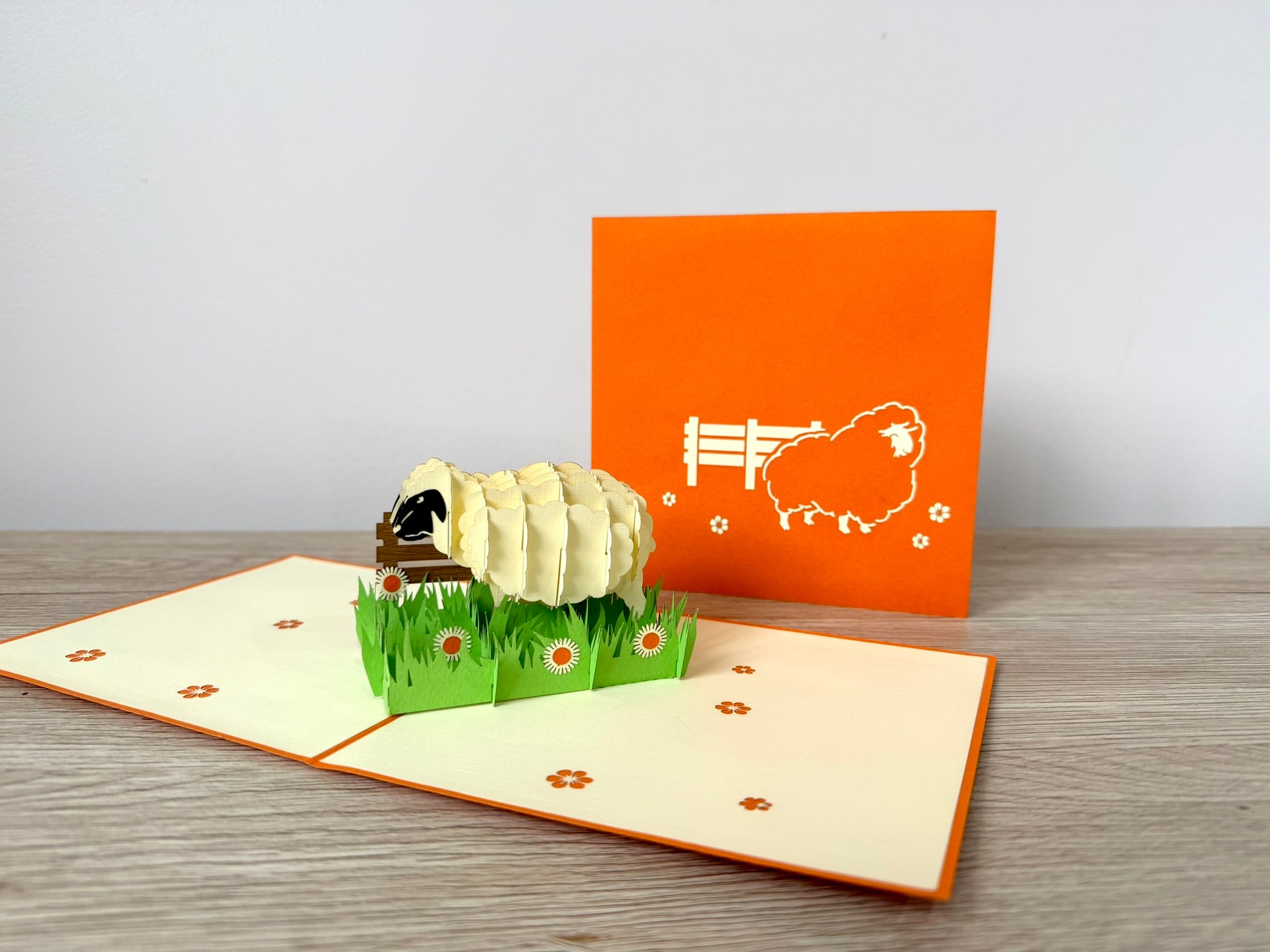 3D Pop Up Card - Sheep