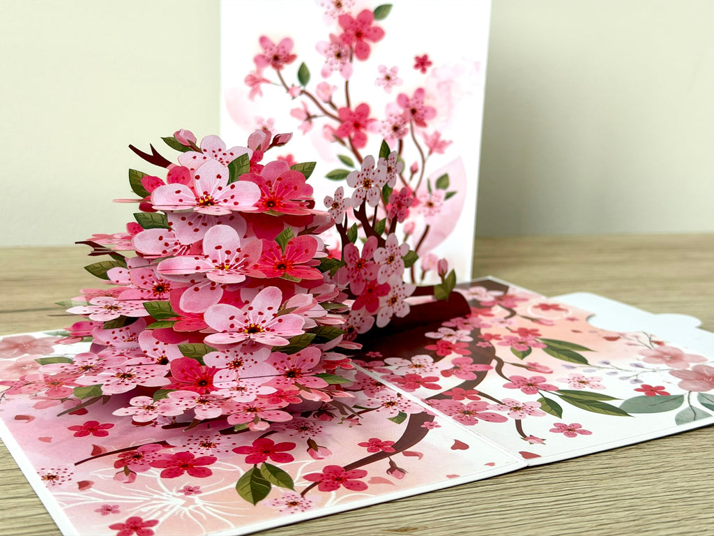 3D Pop Up Card - Cherry Blossom