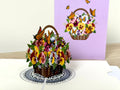 3D Pop Up Card - Flower Basket