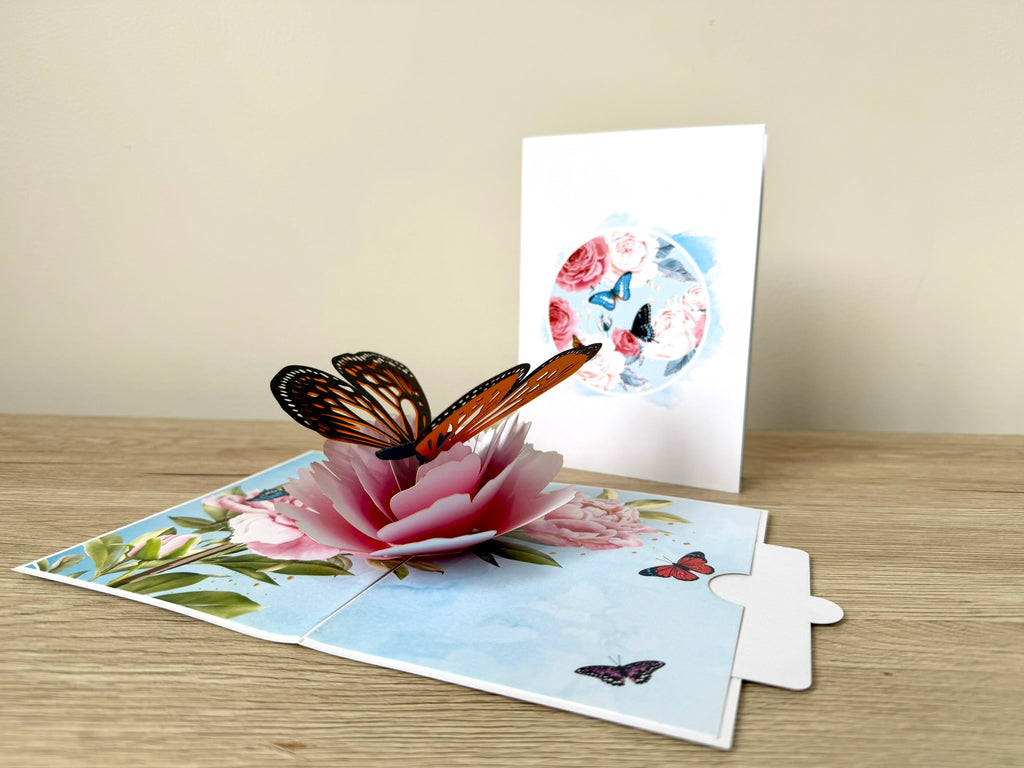 3D Pop Up Card - Large Butterfly