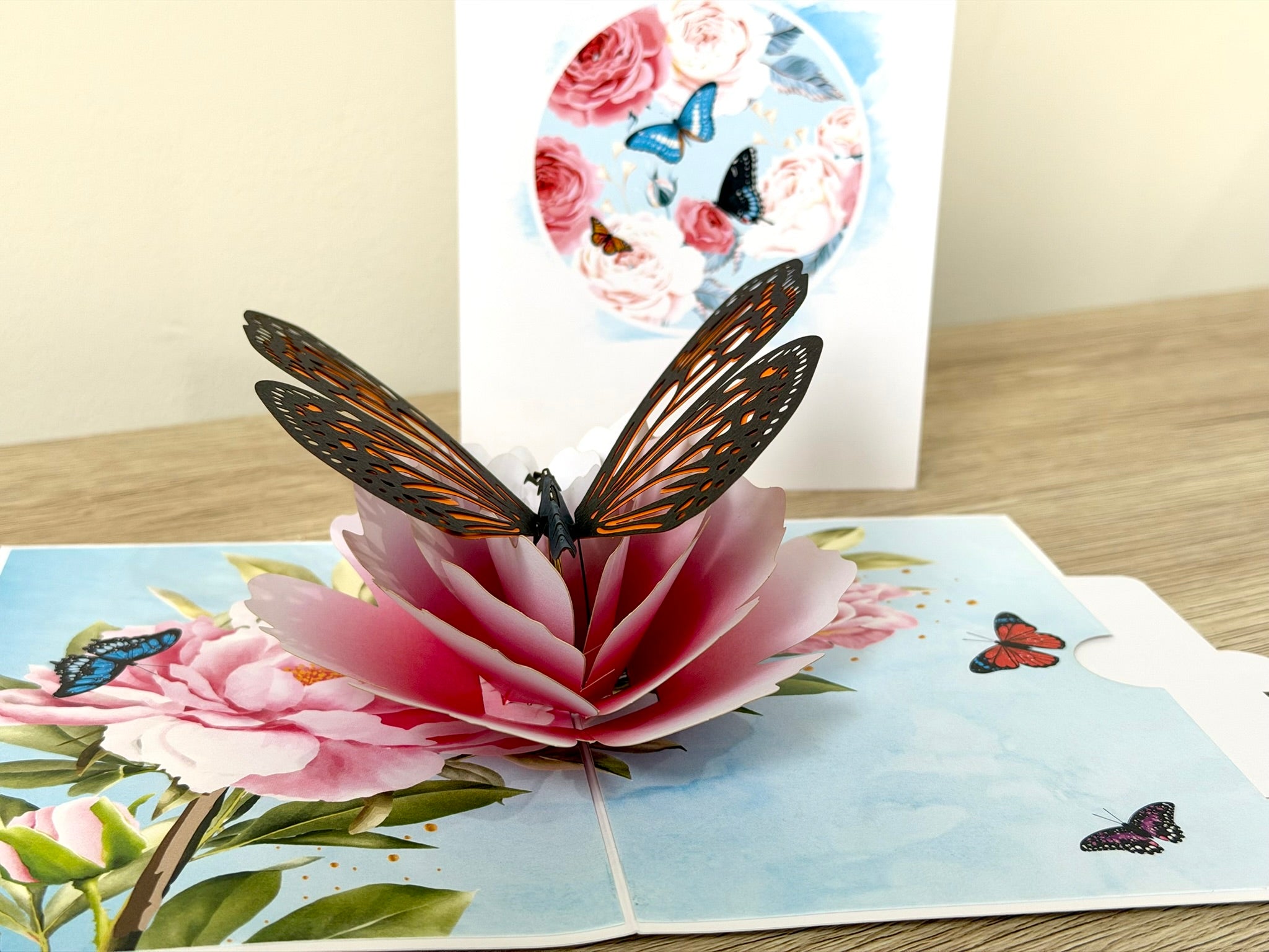 3D Pop Up Card - Large Butterfly
