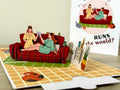 3D Pop Up Card - Who Runs the World?