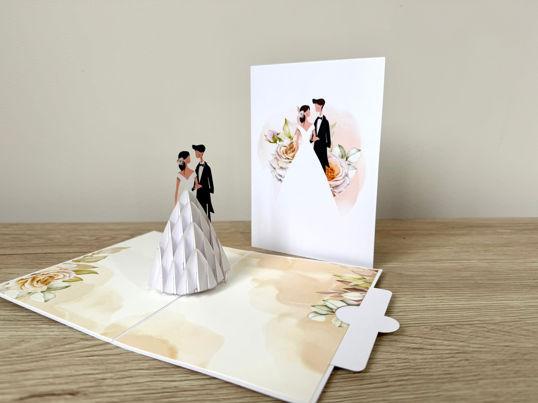 3D Pop Up Card - Wedding Couple