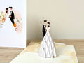3D Pop Up Card - Wedding Couple