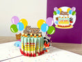 3D Pop Up Card - Happy Birthday Cake