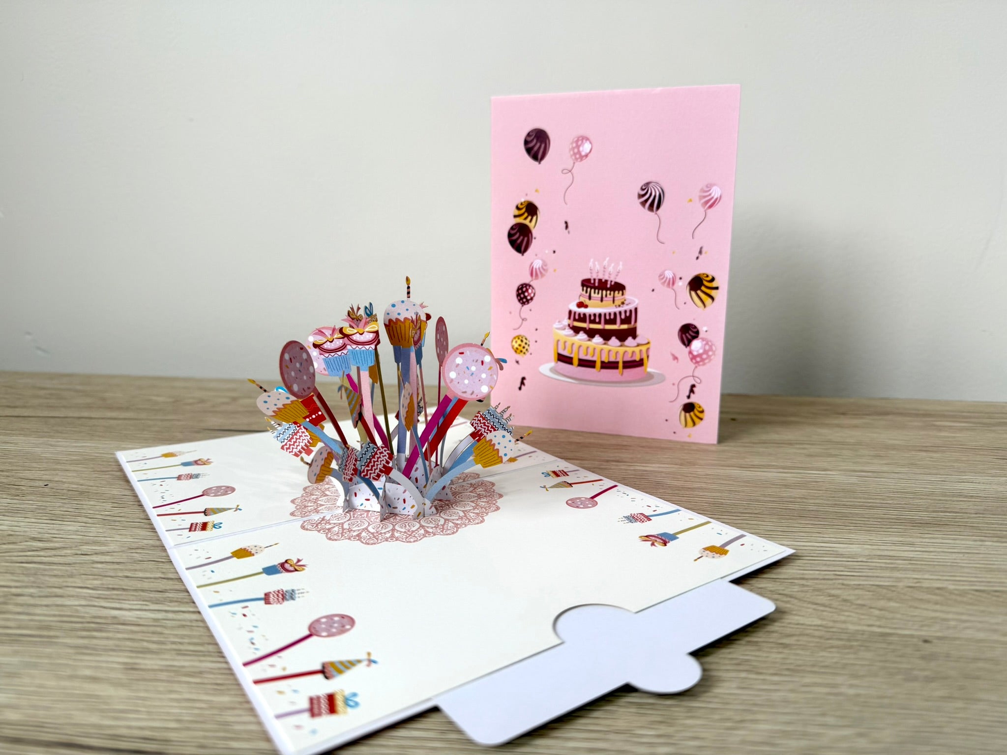 3D Pop Up Card - Happy Birthday Pink