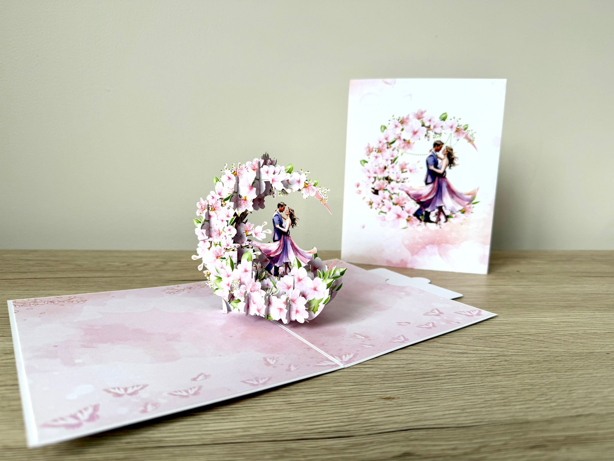 3D Pop Up Card - Wedding Moment