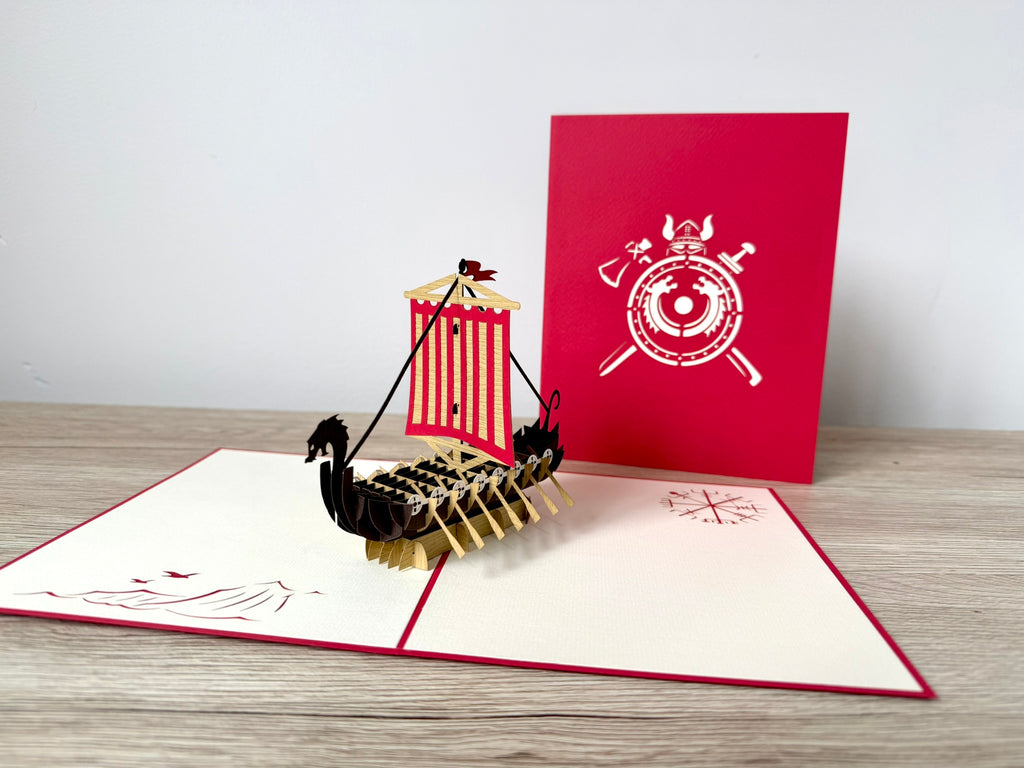 3D Pop Up Card - Viking