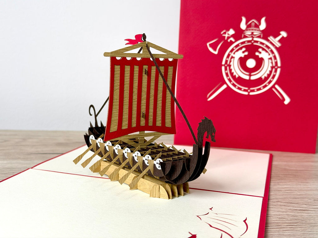 3D Pop Up Card - Viking