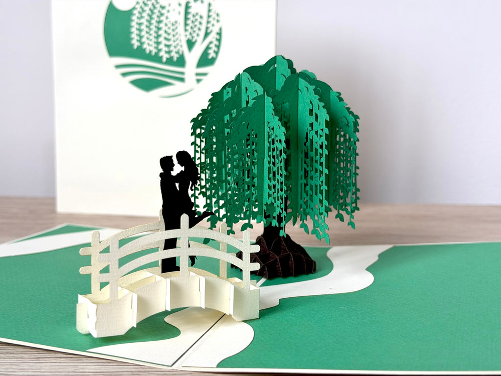 3D Pop Up Card - Couple Kissing