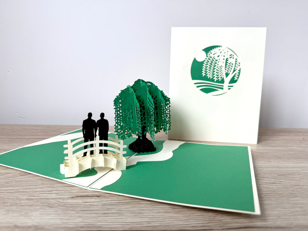 3D Pop Up Card - LGBT Male Weeding