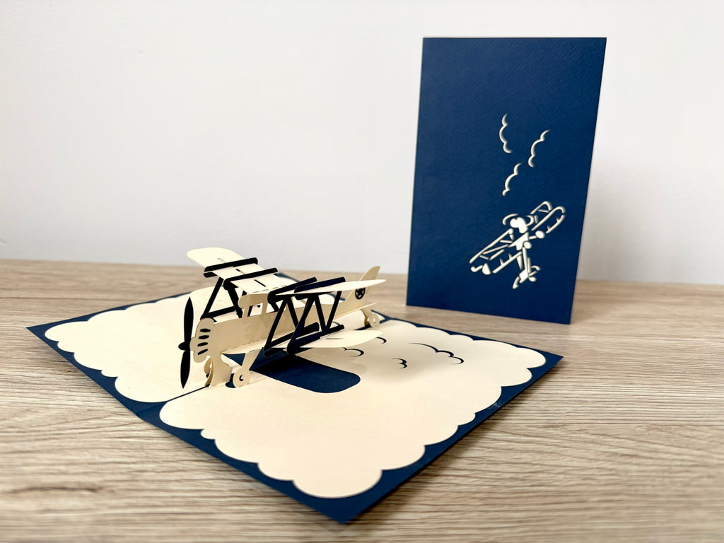 3D Pop Up Card - Airplane