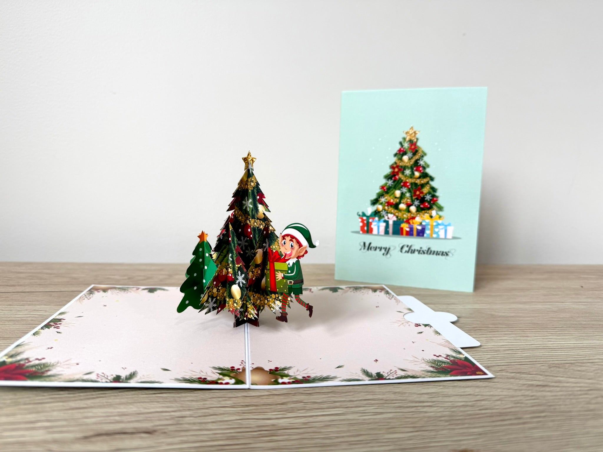 3D Pop Up Card - Christmas Trees
