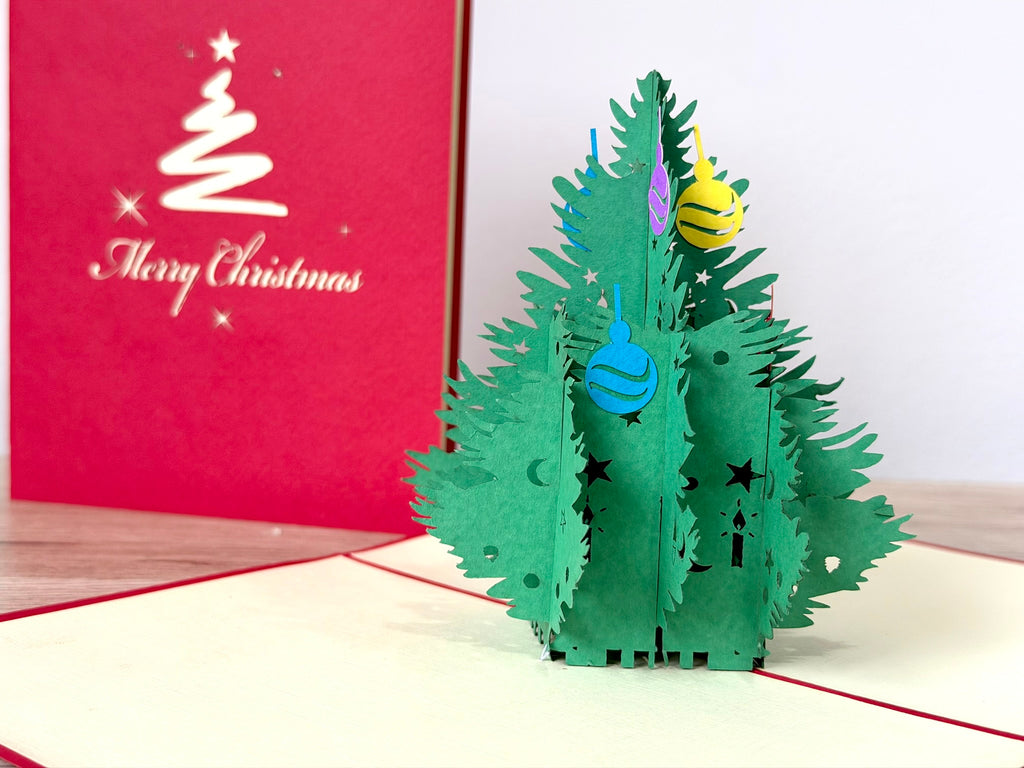 3D Pop Up Card - Christmas Tree
