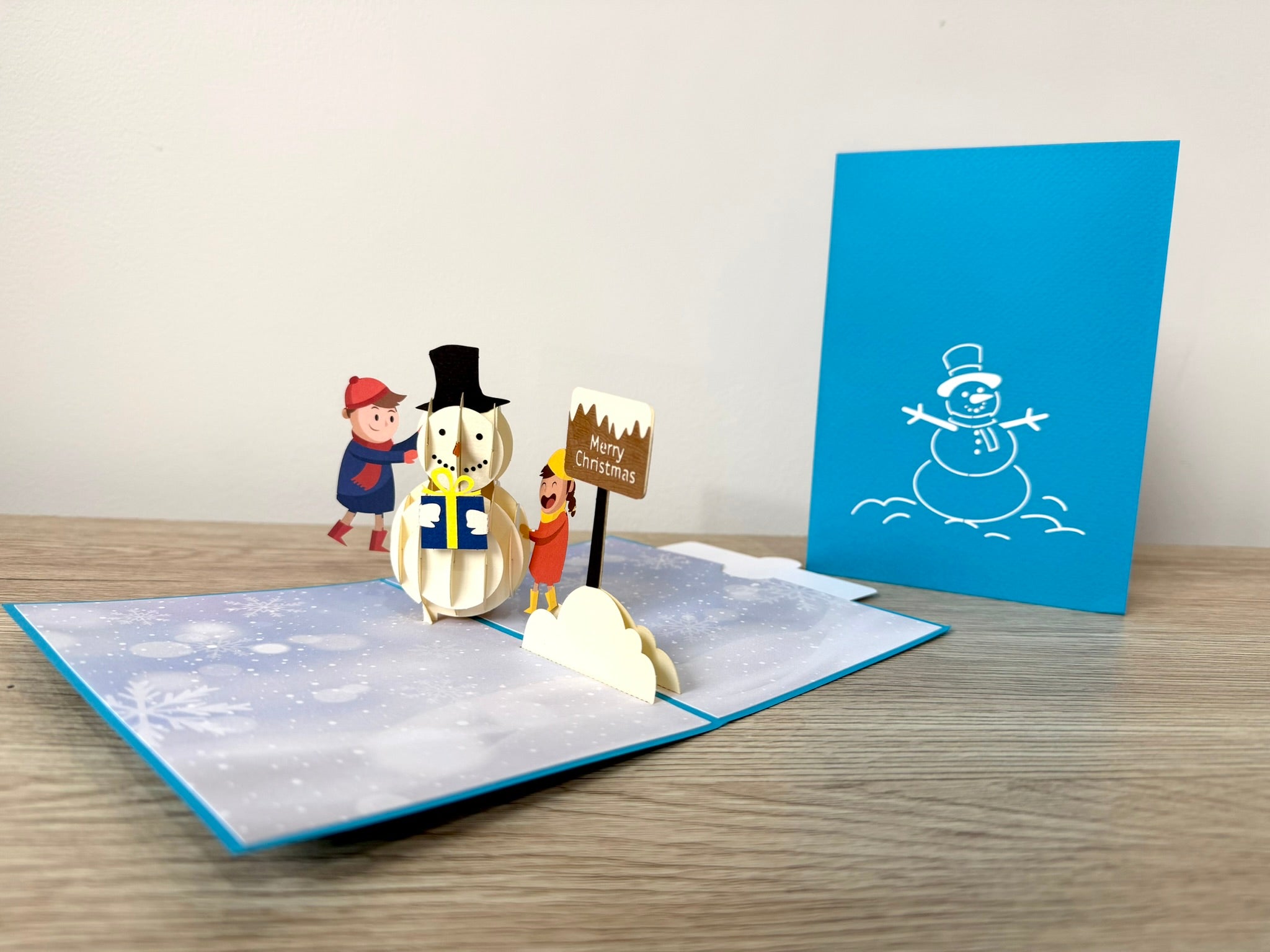 3D Pop Up Card - Christmas Snowman