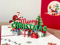 3D Pop Up Card - Christmas Santa Gifting