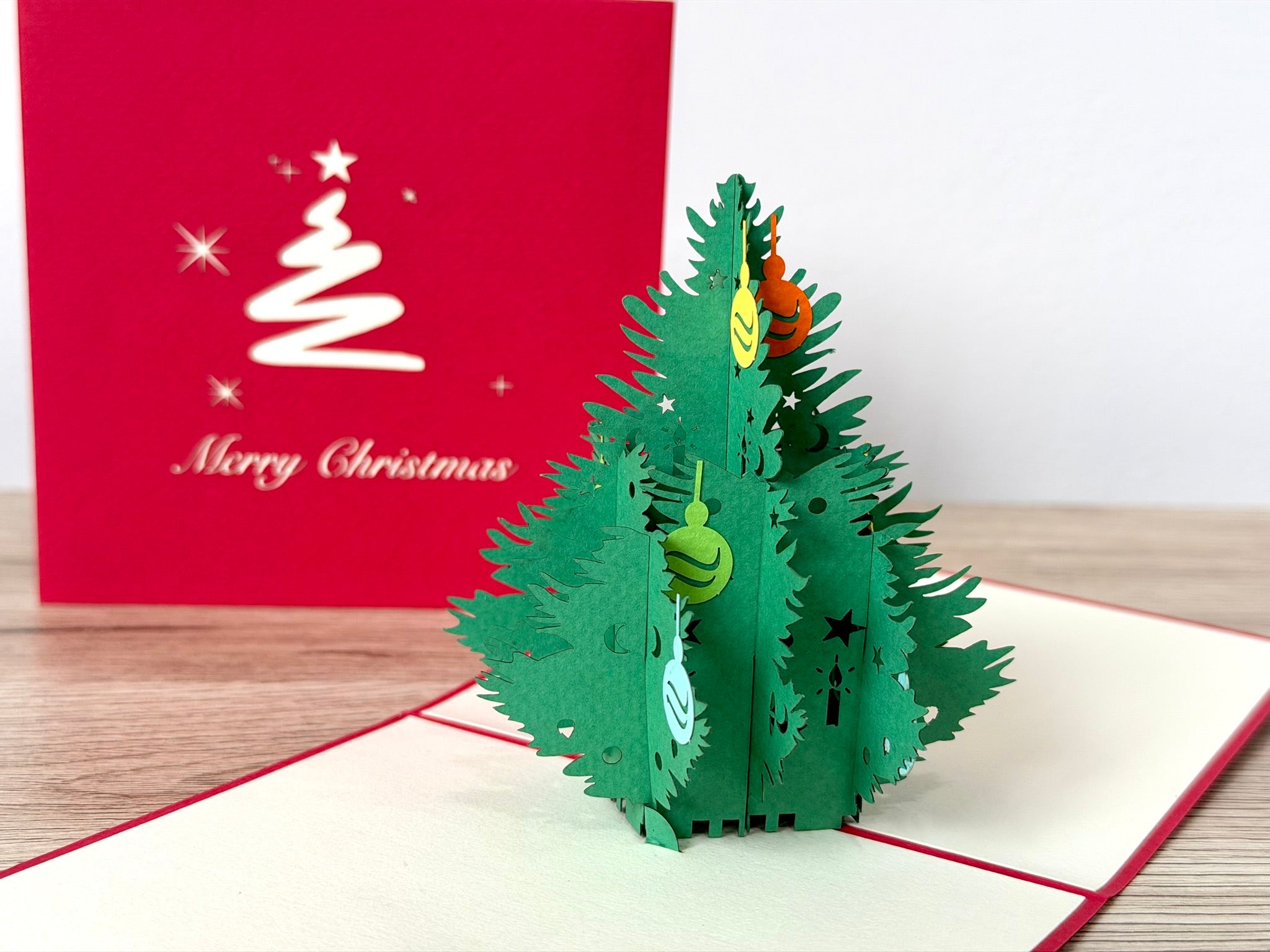 3D Pop Up Card - Christmas Tree (s)