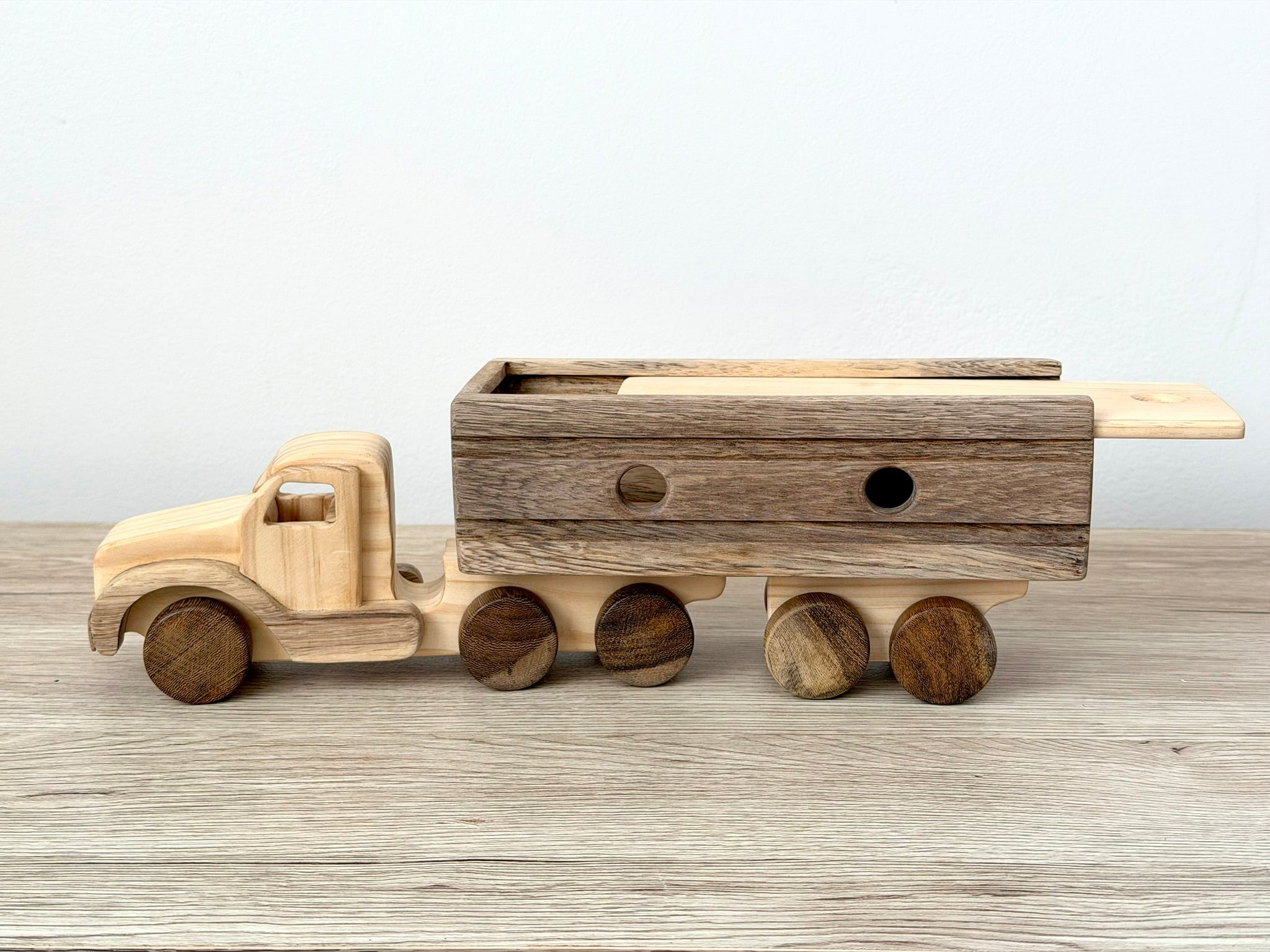 Wooden Toy - Container Truck