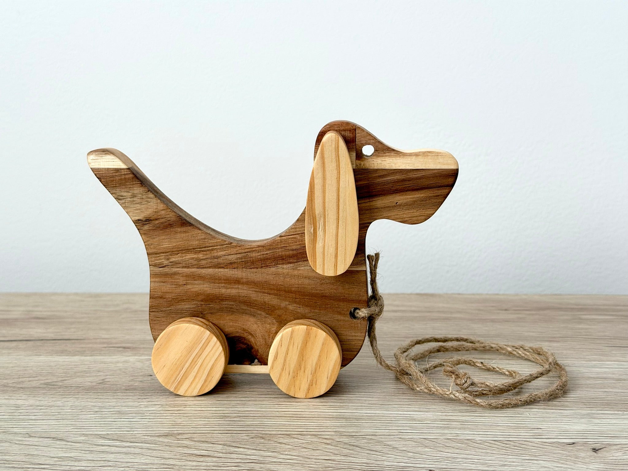 Wooden Toy - Pull along Dog