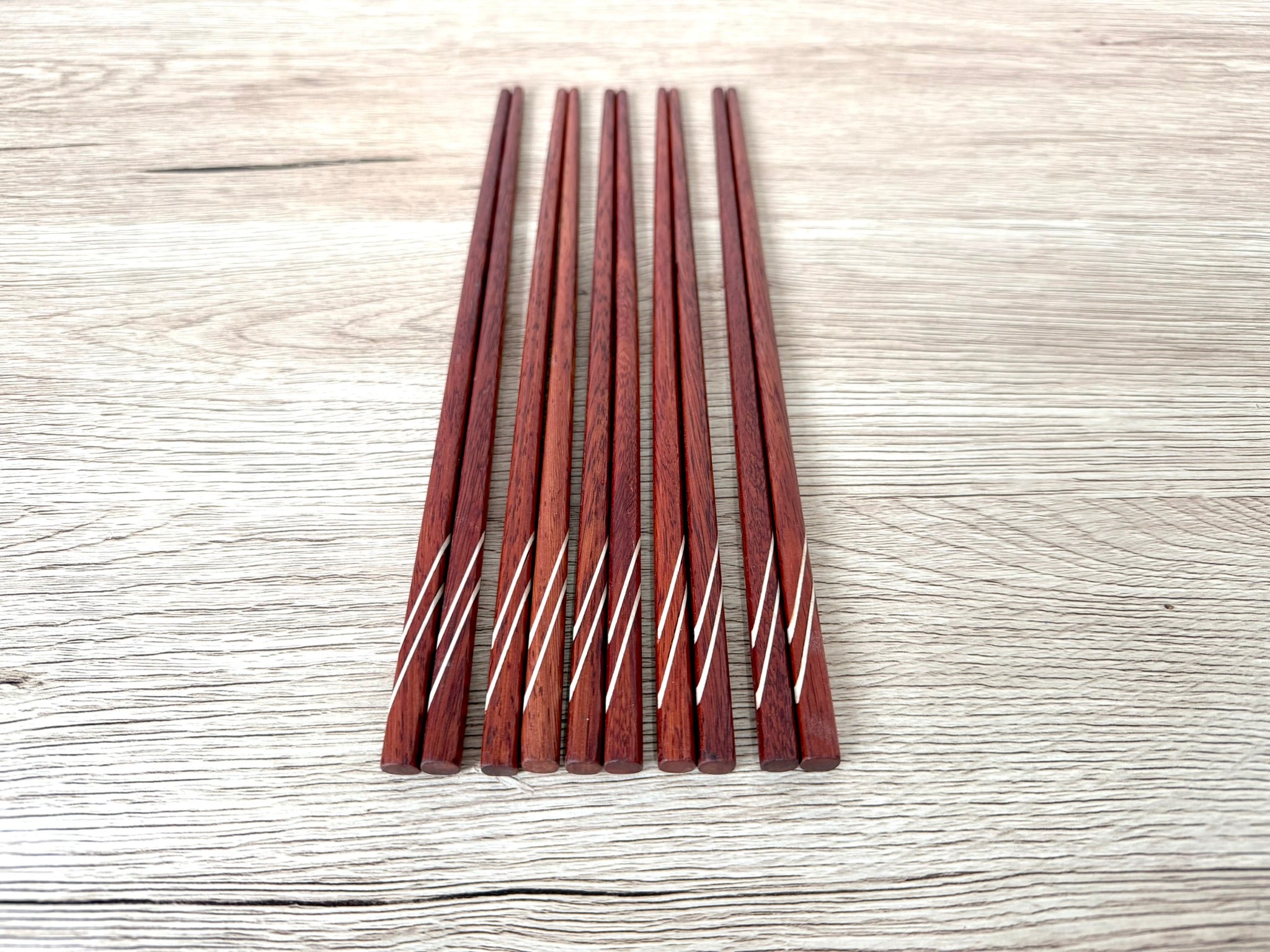 Wooden Chopsticks - Mahogany 5 pairs