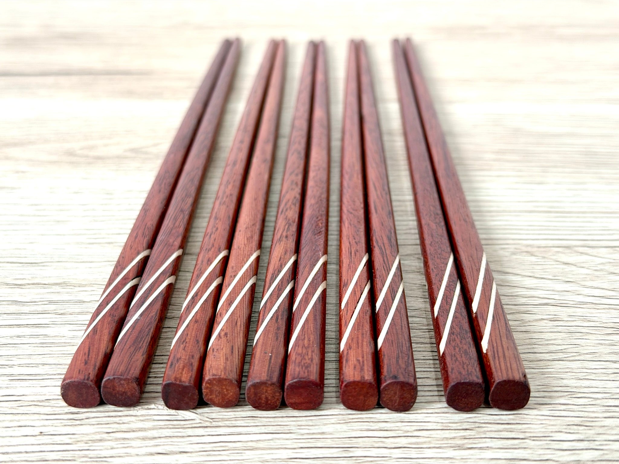 Wooden Chopsticks - Mahogany 5 pairs