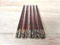 Wooden Chopsticks - Paua Shell Rosewood 5 pairs