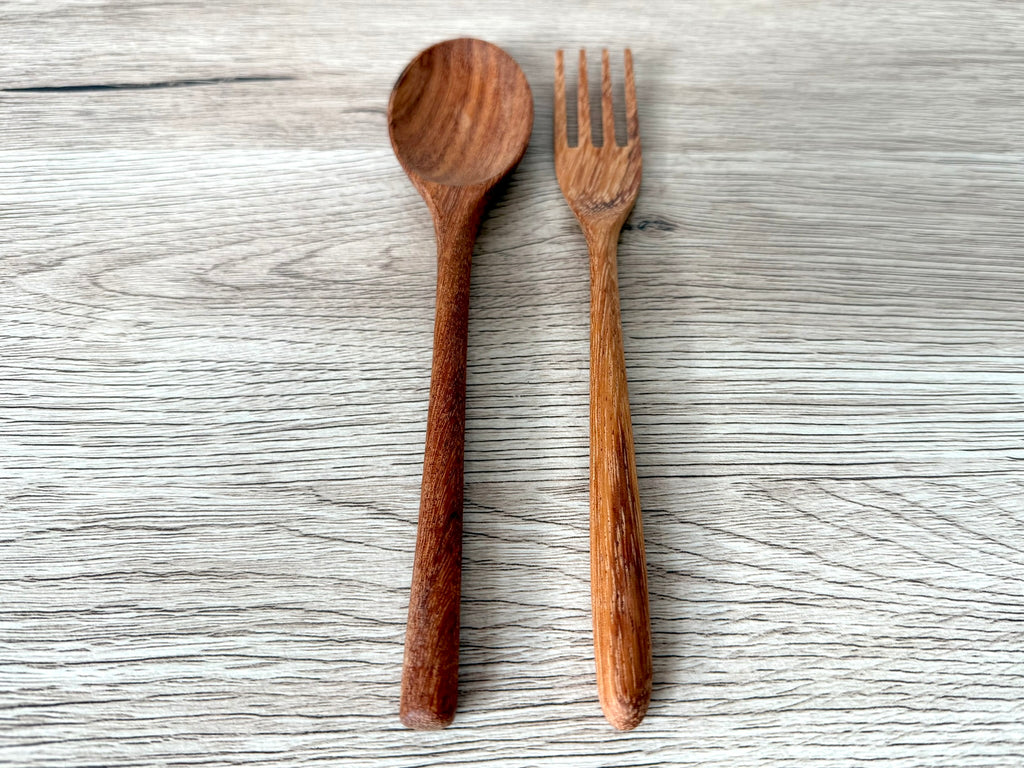 Wooden Spoon - Eucalyptus Wood Spoon and Fork