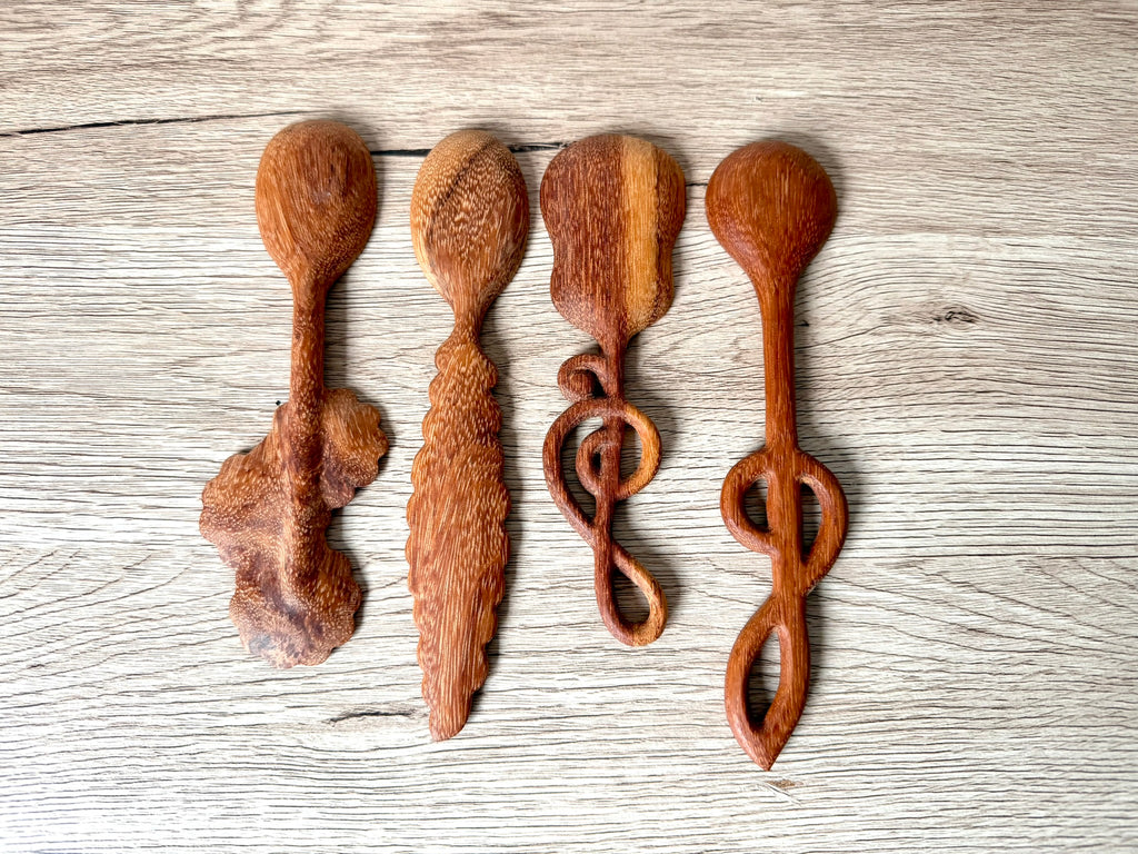 Wooden Spoon - Eucalyptus Wood Funky Spoons