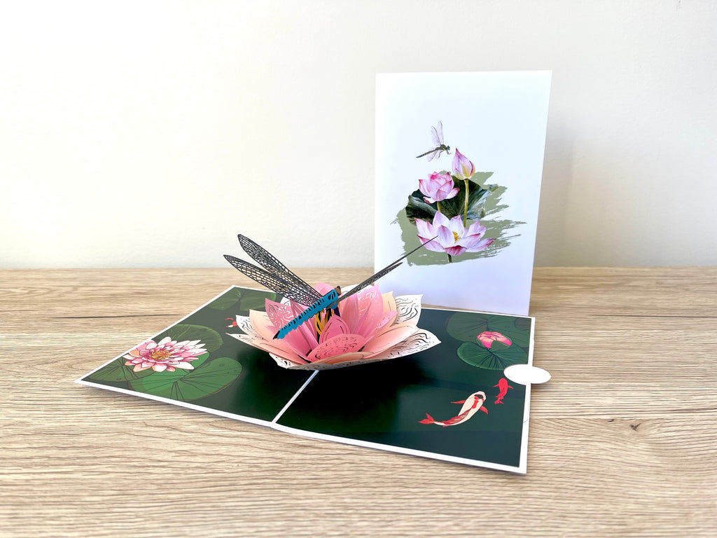 3D Pop Up Card Dragonfly