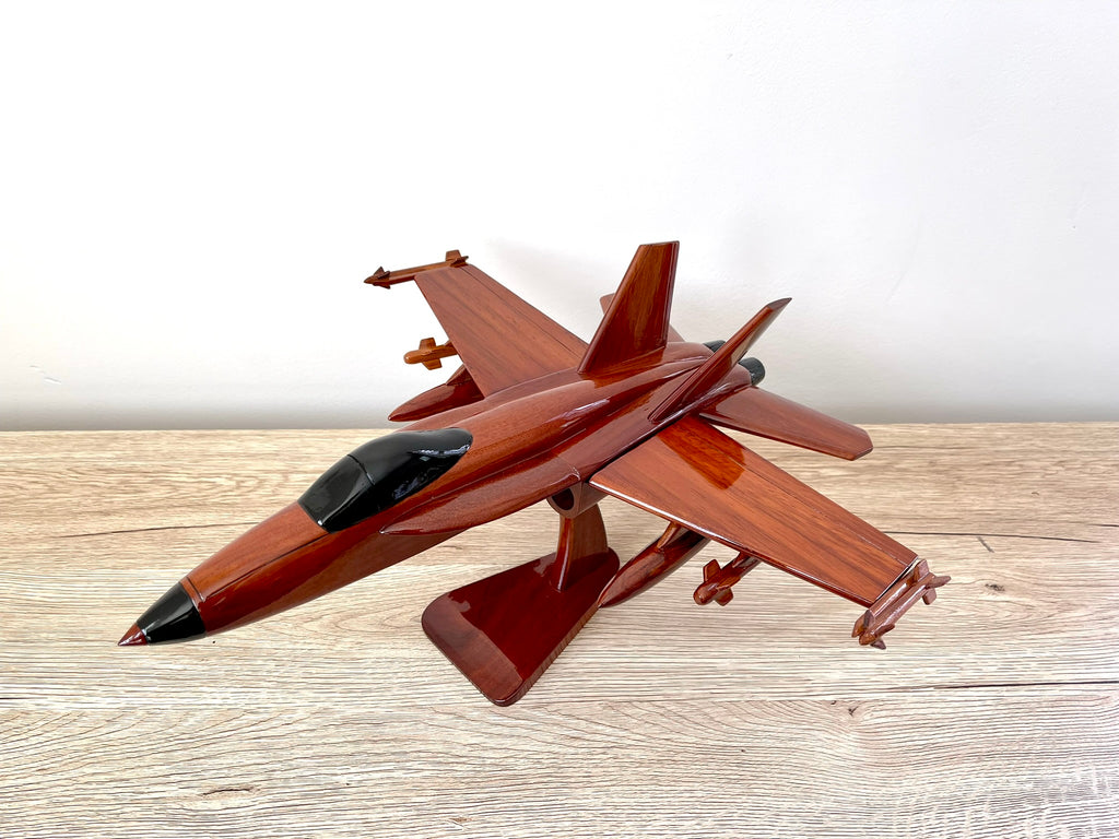 Wooden Model - F18 Hornet