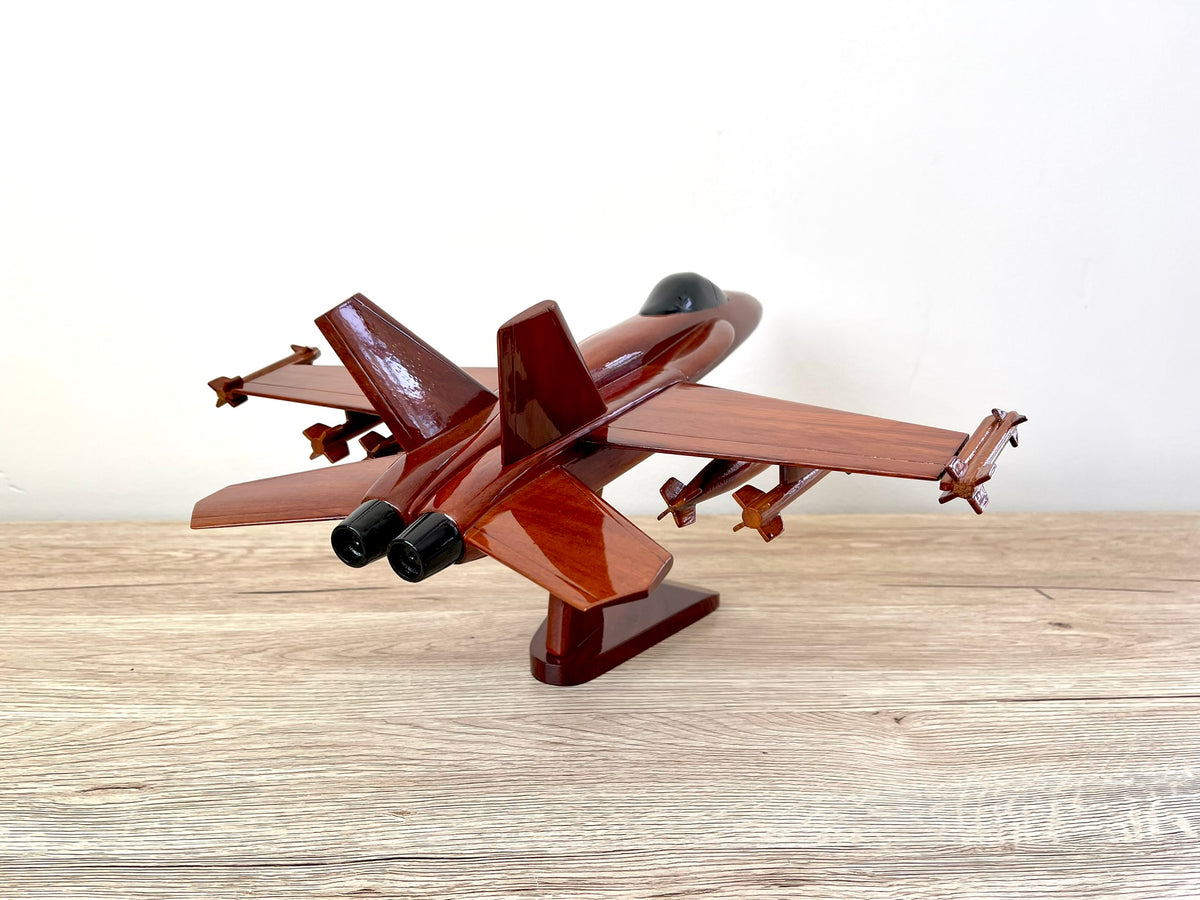Wooden Model - F18 Hornet