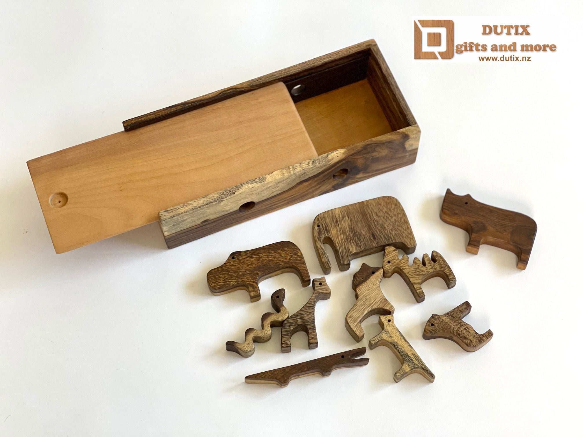 Wooden Toy Animal Set