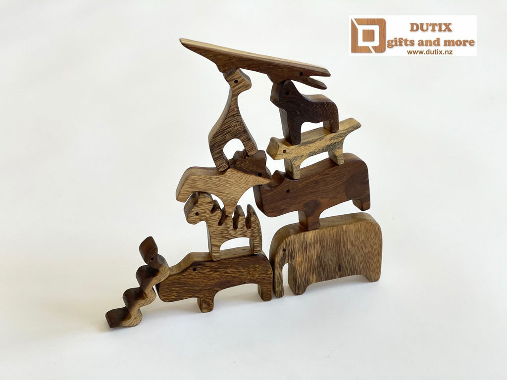 Wooden Toy Animal Set