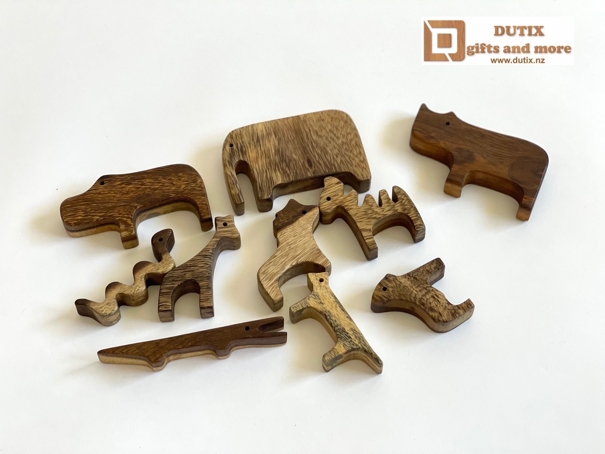 Wooden Toy Animal Set